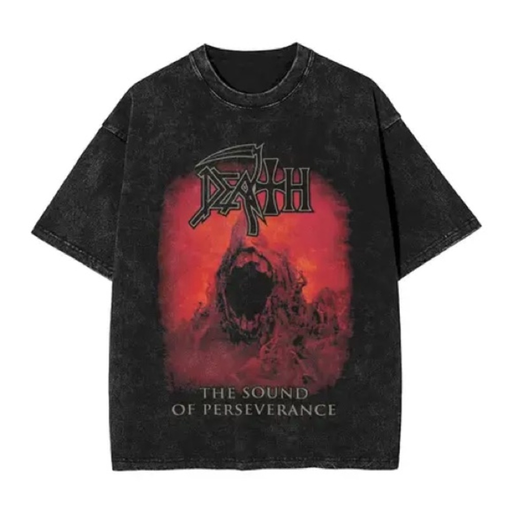 NWT Death Black Graphic T-Shirt M‎ R30